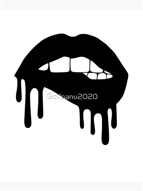 Copy Of Bite Lip Black Lips Bite Driplips Mouth Dripping Lips Drip