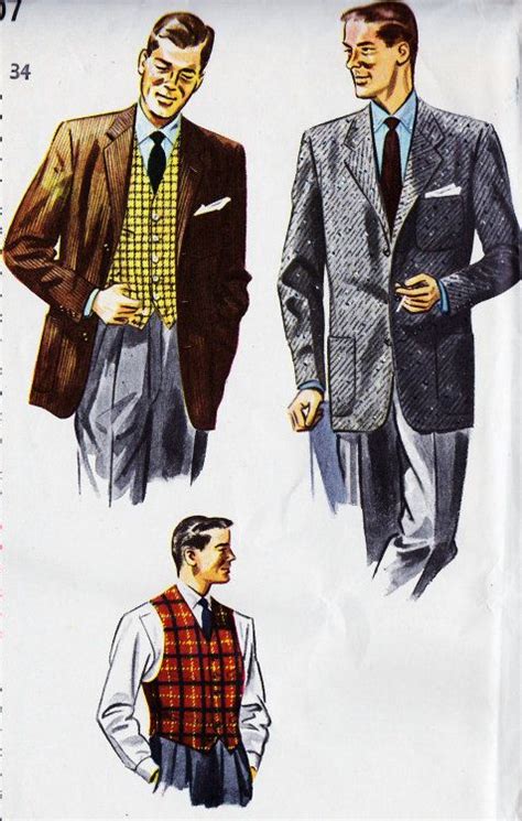 1950s Fashion Mens Suits 1950s Fashion Men 1950s Mens Clothing Mens