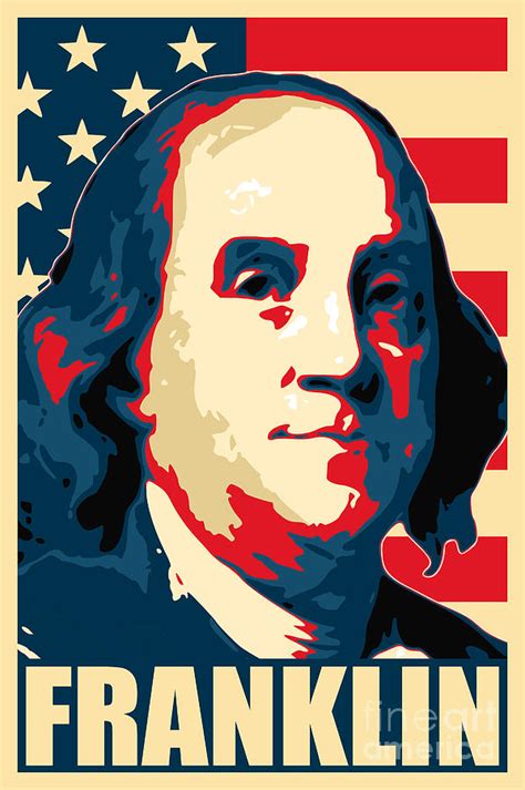 Benjamin Franklin Poster Digital Art By Megan Miller Fine Art America
