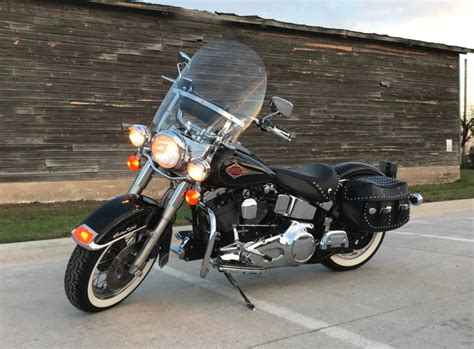 These bikes were intended to look like a harley made in the 30s and have always been fairly rare. No Reserve: 1997 Harley Davidson FLSTC Heritage Softail ...