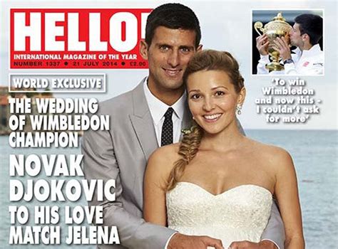 Novak Djokovic Marries Pregnant Fiancée Jelena Ristic Days