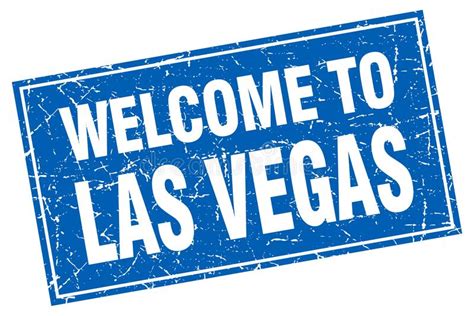 Welcome To Las Vegas Stamp Stock Vector Illustration Of Square 125008104