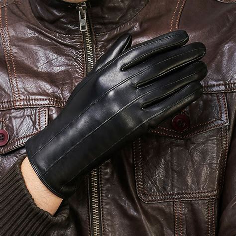 Buy Mens Genuine Leather Gloves New Autumn Winter