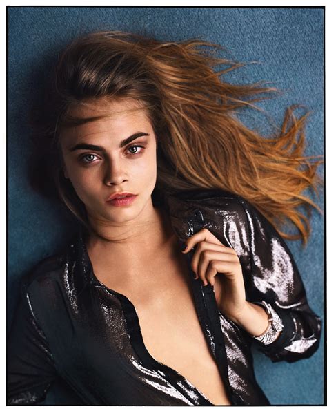 Cara Delevingne British Vogue Magazine January 2014 Magazine