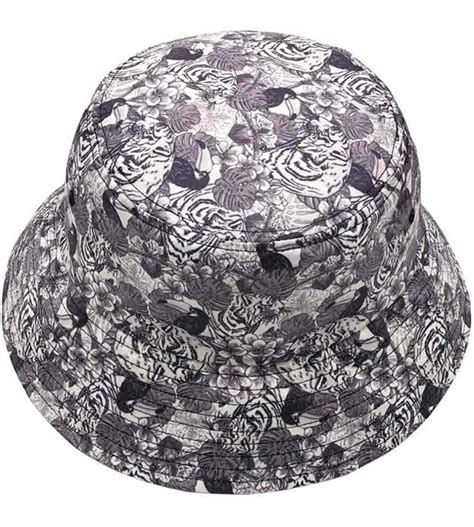 Unisex Bucket Hat Cotton Summer Boonie Cap Fisherman Printed Packable