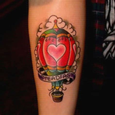 Hot Air Balloon My Arm Tattooed By Aaron Riddle Air Balloon Balloons Harry Potter Disney