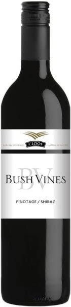 Вино красное сухое Cloof Bush Vines Pinotage Shiraz 2015 Нестандартное из ЮАР отзывы