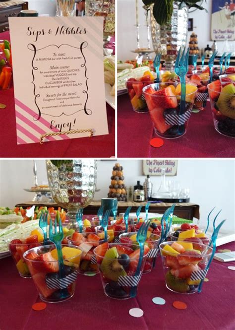 An easy salad to make with a bag of salad greens, pineapple, bacon bits, nuts and toasted coconut. A Kate Spade Bridal Shower - Em for Marvelous - | Kate ...