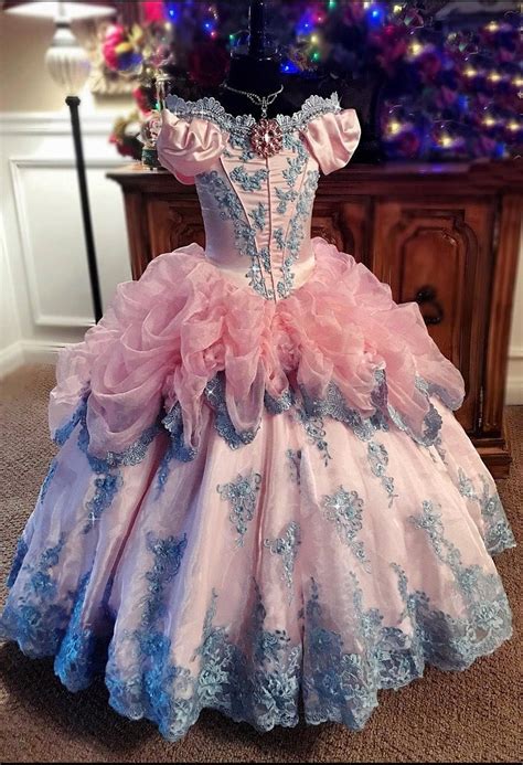 Aurora A Luxurious Ballgown Fit For A Princess Flower Girl Etsy