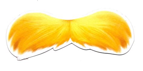 The Lorax Lorax Party Mustache Template
