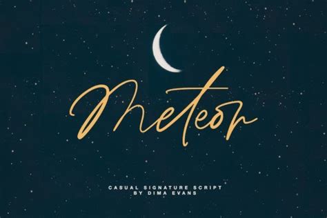 Meteor Font Free Font