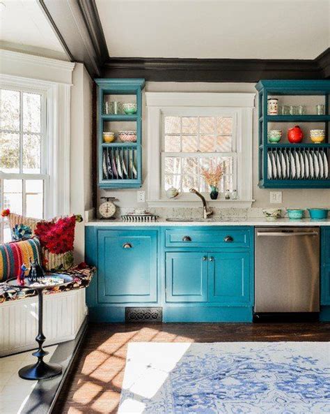 Turquoise Kitchen Back To The 1950s Town And Country Living Decor