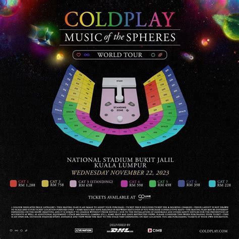Coldplay Music Of The Spheres Kuala Lumpur Tickets And Vouchers Event