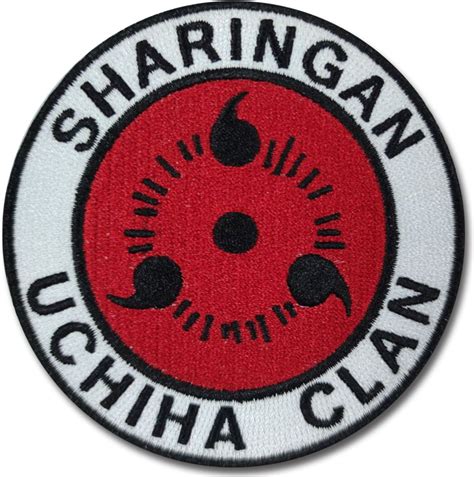 Naruto Shippuden Sharingan Uchiha Clan Patch Crunchyroll Store