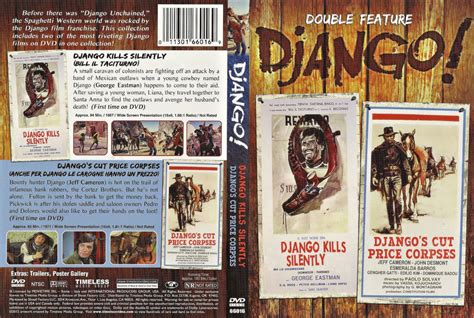 Django Movie DVD Scanned Covers Django Kills Silently DJango S Cut Price Corpses Double
