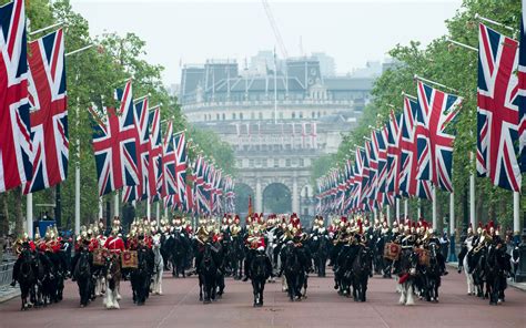 What A Sight The Household Division Parade In London As They Rehearse