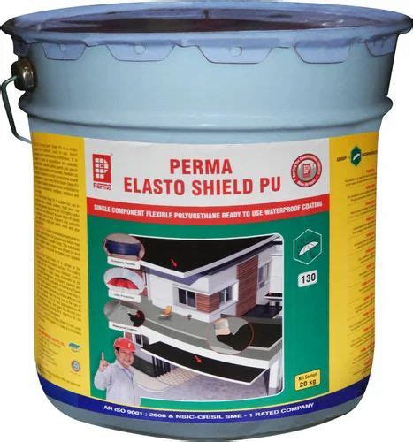Perma Chemicals Black Polyurethane Modified Elastomeric Waterproof Coat
