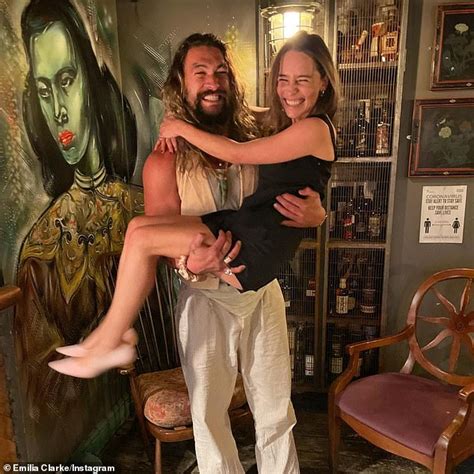Jason Momoa Reunites With Game Of Thrones Wife Emilia Clarke He Can