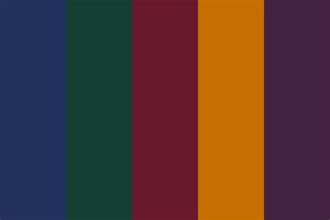 Steampunk Jewel Tones Color Palette