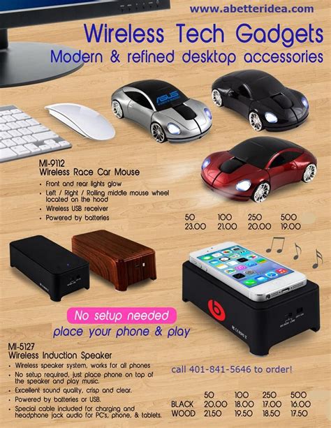 Promotional items and corporate merchandise are a great marketing tool that can be used as branded gifts to increase your brand awareness, build relationships and improve company loyalty. NEW & UNIQUE Promotional Items. Wireless Tech Gadgets. New ...
