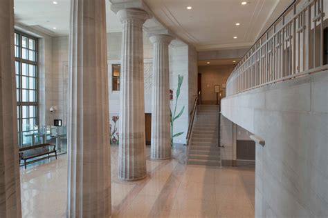 Vetter Stone Mobile Courthouse Interior Lobby Collums Stairs Vetter Stone