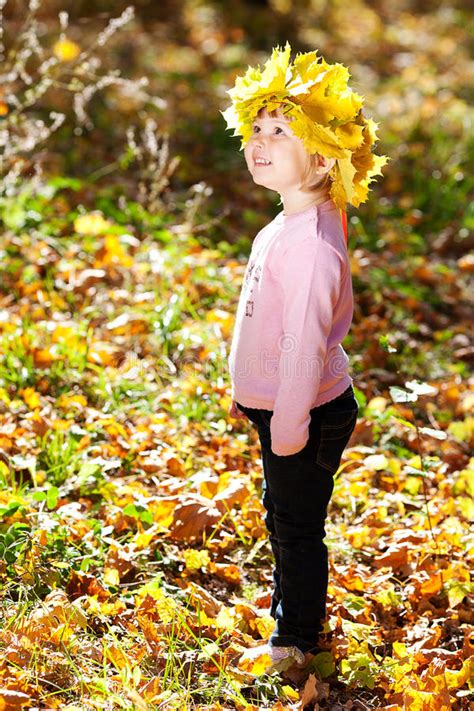 Beautiful Little Girl Outdoor Stock Photo Image Of Adorable