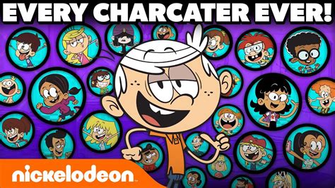 Every Loud House Character Ever 🏠 Nickelodeon Cartoon Universe Youtube