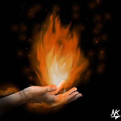 Artstation Todorki Hand Fire Side