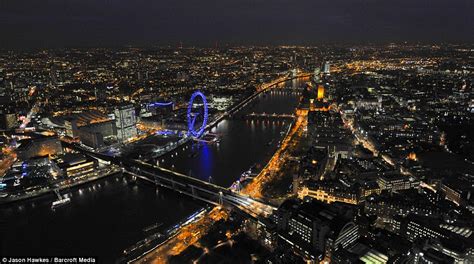 Bright Lights In The Big City Pictures Of London From The Sky Shows