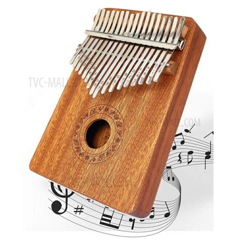 Kalimba Thumb Piano 17 Keys Finger Piano Percussion Instrument With