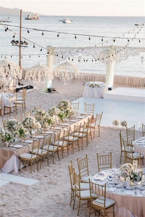 20 Stunning Beach Wedding Reception Ideas For Summer 2021 Page 2 Of 2