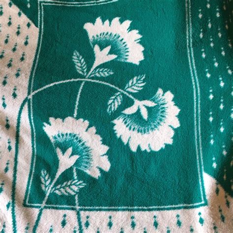 Biggest selection of flowers, edibles, waxes, topicals, tinctures & clones. Vintage SAN MARCOS BLANKET 100 x 90 Flowers Teal Blue ...