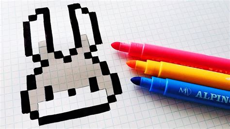 Handmade Pixel Art How To Draw Kawaii Bunny Pixelart