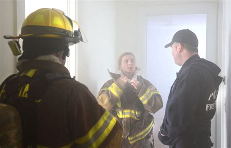 Portage Firefighters Practice Search And Rescue Techniques