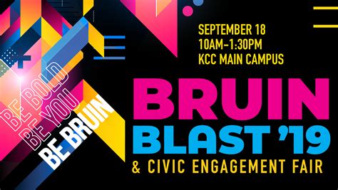 Kcc Bruin Blast And Civic Engagement Fair Is Sept 18 Kcc Daily
