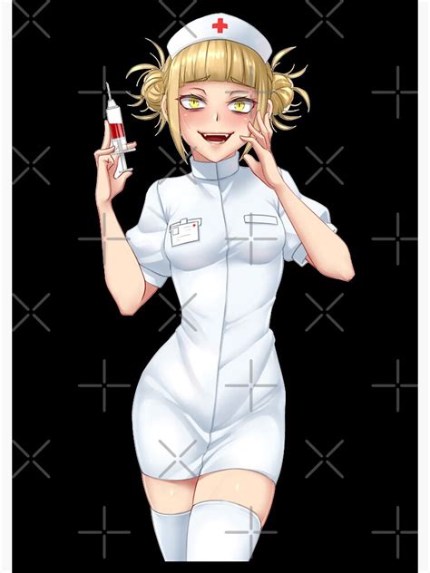 Toga Himiko Cute Nurse Fanart Boku No Academia Spiral Notebook By