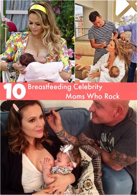 Celebrity Breastfeeding Moms Who Rock