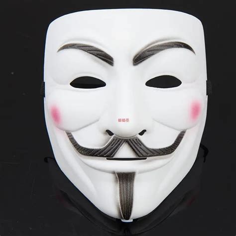 Factory Direct Sale Movies V For Vendetta Theme Face White Mask