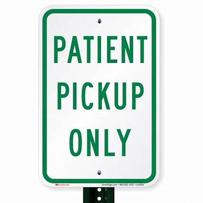 Pick Patient Tanda Parkir Parking Hospital Gambar