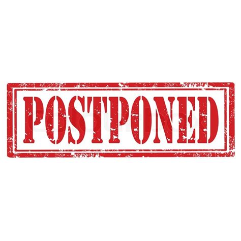 Wp_reschedule_event( int $timestamp, string $recurrence, string $hook, array $args = array(), bool mainly for internal use, this takes the time stamp of a previously run recurring event and reschedules. Grunge rubber stamp with text Postponed,vector ...