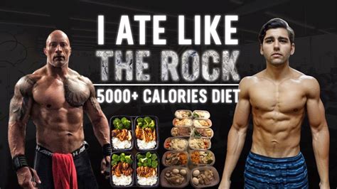 I Tried Dwayne The Rock Johnsons Diet Youtube