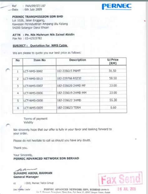 If you are looking for surat sebut harga you've come to the right place. Contoh Surat Sebut Harga Makanan