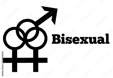 Bisexual Orientation Icon Symbol Silhouette Style Shape Sign Logo