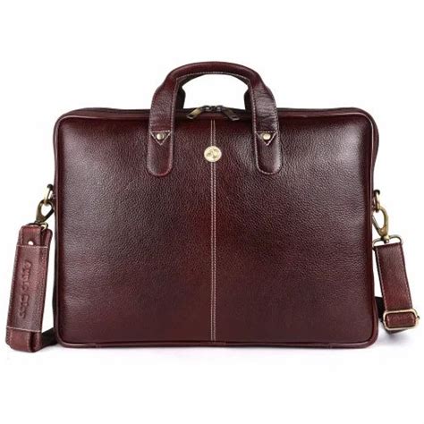 Men Brown Leather Executive Bag At Rs 899 In Kolkata Id 2853156020555