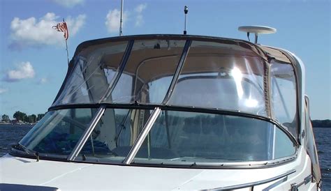 A bimini top made with sunbrella® marine grade fabric is durable enough to combat these elements and serve as a lasting addition to your boat. Rinker® 280 Express Cruiser with Arch Bimini-Side-Curtains ...