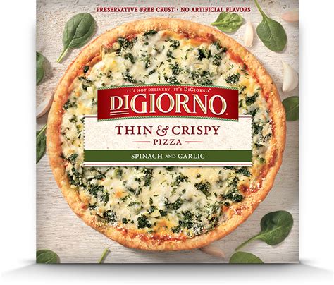 Crispy Crust Spinach And Garlic Pizza Digiorno I Doctored It Up With