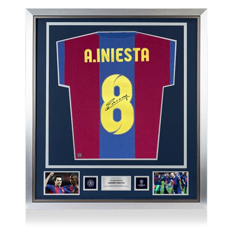 Select Online Andres Iniesta Official Uefa Champions League Signed
