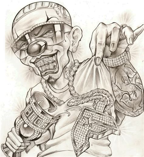 Gangster Sketches At Explore Collection Of