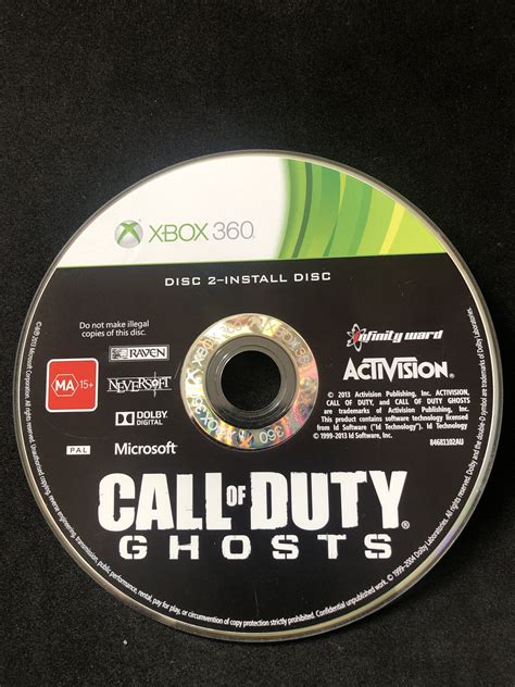 Call Of Duty Ghost Disk 2 Install Disk Only Xbox 360 Overr Gaming