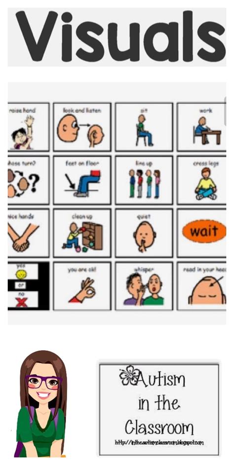 Printable Behaviour Visuals For Autism